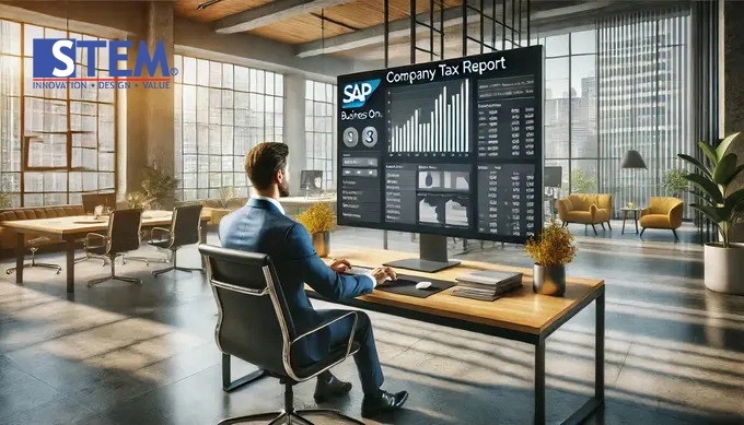 SAP Business One company tax management solution with a sophisticated dashboard