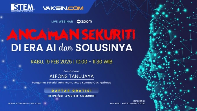 Webinar Ancaman Sekuriti di era AI dan solusinya