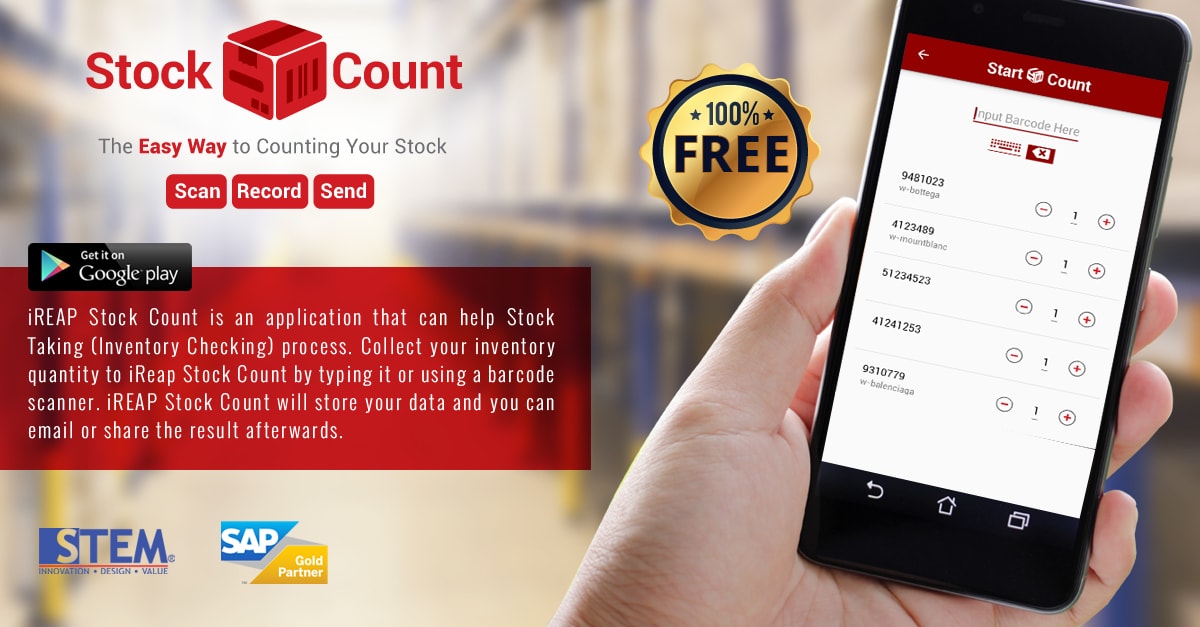 Count import. Stock Counter.
